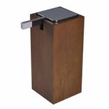 Wrought Studio™ Bigner Soap Dispenser Wood in Brown | 6.47 H x 2.77 W x 2.77 D in | Wayfair Gedy PA80-31