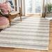 Brown/Gray 60 x 0.4 in Area Rug - Highland Dunes Marbella Striped Handmade Flatweave Gray/Taupe/Neutral Tone Area Rug /Wool | Wayfair