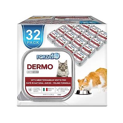 Forza10 Nutraceutic ActiWet Dermo Support Icelandic Fish Recipe Canned Cat Food, 3.5-oz, case of 32