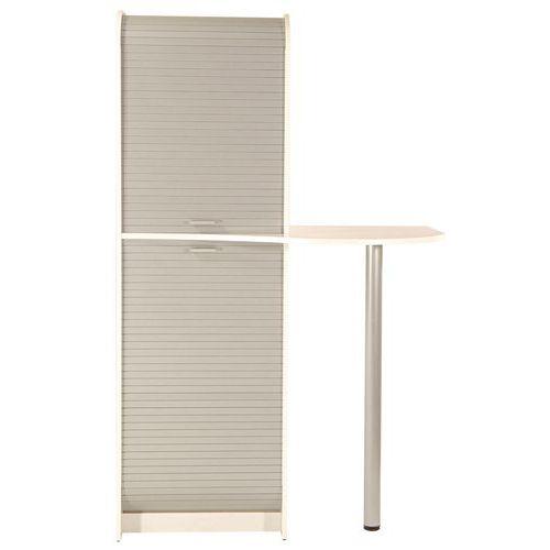 Meuble Pause Cafe Blanc / Alu - Simmob