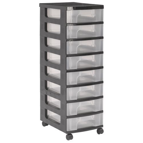 Tour De Rangement 8 Tiroirs 7l Coloris Tran Sparent - Really Useful Products