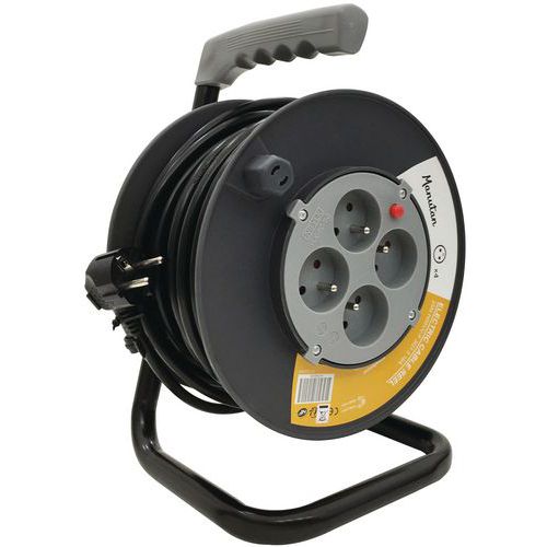 enrouleur de câble électrique 50m nf - manutan