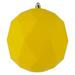 Vickerman 623503 - 6" Yellow Matte Geometric Ball Christmas Tree Ornament (4 pack) (M177478DM)