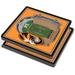 Yellow Missouri Tigers 3D StadiumViews Coasters