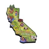 Treasure Gurus State of California Artwood Jumbo Fridge White Board Accessories | 2.38 H x 5 W x 0.25 D in | Wayfair RM-CALIFORNIA