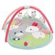 Fehn 3-D-Activity-Decke Spielbogen Aiko & Yuki – Krabbeldecke mit 5 abnehmbaren Spielzeugen zum Greifen – Spieldecke für Babys und Kinder ab 0+ Monaten – Krabbelmatte als Geschenk zur Geburt
