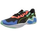 PUMA Herren Cell Magma Multi Laufschuhe, Schwarz Black-Lava Blast-Green Glimmer 03