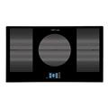 Cata 8024202 Can Roca| Induktionskochfeld | Modell IDF 9012 PRO BK | 90 cm breit | 5 Kochzonen | 9 einstellbare Leistungsstufen + Booster | 5" TFT Touch Control | Farbe Schwarz, Glas Edelstahl