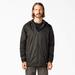 Dickies Men's Fleece Lined Nylon Hooded Jacket - Black Size M (33237)