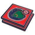 Red Washington Nationals 3D StadiumViews Coasters