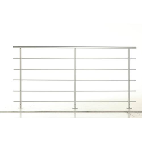 Dolle Geländer-Set PAB 80 - für Bodenmontage Starterset aus Aluminium für Treppen und Balkon (Innen und Außen)