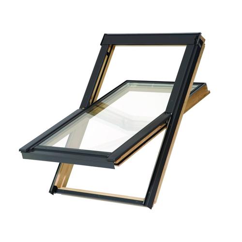 Balio Dachfenster Holz incl. Universal - Eindeckrahmen 0-50mm