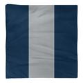 East Urban Home Football Team Stripes Seattle Throwback 10" Cotton Napkin Cotton in Gray/Blue | 10 W x 10 D in | Wayfair