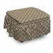 East Urban Home Box Cushion Ottoman Slipcover Polyester in Pink | 16 H x 38 W x 38 D in | Wayfair F3F143492C754CFEB6E22D964EC75F1B