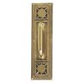 BRASS Accents Nantucket Pull Plate w/ Colonial Revival Pull in Yellow | 13.88 H x 3.75 W x 2.38 D in | Wayfair A04-P7201-RV5-610