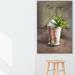 House of Hampton® Mint Julep - Graphic Art Print on Canvas Canvas, Wood in White/Brown | 54 H x 36 W x 1.5 D in | Wayfair
