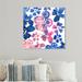 House of Hampton® Dario 'Flowers in the Wind' Canvas Art Canvas in Blue | 12 H x 12 W x 1.5 D in | Wayfair 32E721F3340941E4A0DA03A812F3DC85