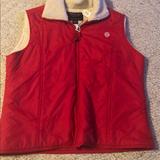 American Eagle Outfitters Jackets & Coats | American Eagle Sherpa Lined Vest Red Women’s Large | Color: Red | Size: L