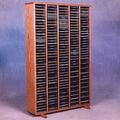 Rebrilliant 400 CD Multimedia Storage Rack Wood/Solid Wood in Brown | 52 H x 30.75 W x 6.75 D in | Wayfair 86B294AF4F2E45B1BD078560D8F42E4D