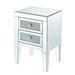 House of Hampton® Kailee 2 Drawer Nightstand in Gray | 24 H x 16 W x 14 D in | Wayfair 1FA3C43E68D94EC690ADB6E97D8E8643