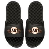 Men's ISlide Black San Francisco Giants Personalized Primary Logo Slide Sandals