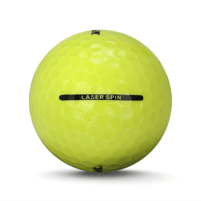 36 RAM Golf Laser Spin Golf Balls - Yellow