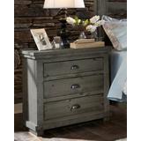 Willow Nightstand in Distressed Dark Gray - Progressive Furniture P600-43