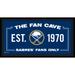 Buffalo Sabres Framed 10" x 20" Fan Cave Collage