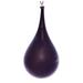 Vickerman 622582 - 4" Plum Wood Grain Teardrop Christmas Tree Ornament (2 pack) (MC197626)