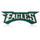 Imperial Philadelphia Eagles 46'' x 15.5'' Lighted Recycled Metal Sign