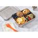 Bits Kits Stainless Steel 5 Sections Food Storage Container Stainless Steel in Gray | 1.75 H x 8.25 W x 6.25 D in | Wayfair 20803