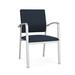 Lesro Newport Waiting Reception Guest Chair Metal Frame Metal | 36 H x 23.5 W x 24 D in | Wayfair NP1101.SSV-01ADMS