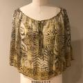 Anthropologie Tops | Anthropologie 100% Silk Yellow Top | Color: Brown/Yellow | Size: S