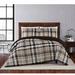 Truly Soft Paulette Plaid Quilt Set Microfiber/Cotton in Brown | King Qult + 2 Shams | Wayfair QS3226KC-2600