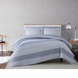 Truly Soft Everyday Multi Stripe Duvet Cover Set Microfiber in Gray | Full/Queen Duvet Cover + 2 Shams | Wayfair DCS3225FQ-1800