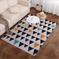Geometric Modern Carpet Perfect for Decking Triangles Traditional Living Room Rug-c3_80*200cm