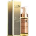 GLO24K Exfoliating & Foaming Facial Cleanser with 24k Gold, Witch Hazel, and Aloe Vera