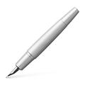 Faber-Castell E-motion F Fountain Pen - Pure Silver