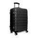 CMY 28 Inch Large Hard Shell Lightweight ABS 4 Dual Spinner Wheels Business Trip Trolley Case Suitcase Hold Check in Luggage 3 Digit Combination Lock (Black, 28 inches)