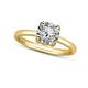 0.5 Carat | 9K Yellow Gold | Natural Diamond Four Prong Classic Solitaire Engagement Ring | G-H Color, I2 Clarity |Tanache