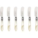 Bugatti Italy Oxford 18/10 Butter Knife Stainless Steel/Plastic in Gray/Yellow | Wayfair OXBAM-N3232