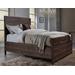 Townsend Queen-size Solid Wood Panel Bed in Java - Modus 8T06L5