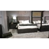 Oxford California-King Platform Bed in Dolphin - Modus AZU5F6D