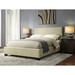 Tavel Full-size Nailhead Platform Bed in Tumbleweed - Modus 3ZS1L412