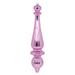 Vickerman 470718 - 14" Pink Shiny Finial Drop Christmas Tree Ornament (2 pack) (N150879DSV)