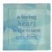 East Urban Home Love & Wisdom Quote Single Reversible Comforter Polyester/Polyfill/Microfiber in Blue | King Comforter | Wayfair