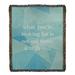 East Urban Home Self Confidence Inspirational Cotton Throw Cotton in Gray/Green/Blue | 52" L x 37" W | Wayfair FBF951E880884F78BC3E1E937C0B19F0