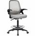 Symple Stuff Hann Mesh Task Chair Upholstered/Mesh in Gray | 49.4 H x 20 W x 20 D in | Wayfair 3481E5BD6D3441F18846C7733AEBCE40