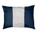 East Urban Home Denver Dog Bed Pillow Polyester in Blue/White | 6 H x 28 W x 18 D in | Wayfair 28638F048ABD49878A1DCCED65300548