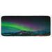 Green 0.1" x 47" L X 19" W Kitchen Mat - East Urban Home Aurora Borealis Kitchen Mat 0.1 x 19.0 x 47.0 in black/, | 0.1" H X 47" L X 19" W | Wayfair